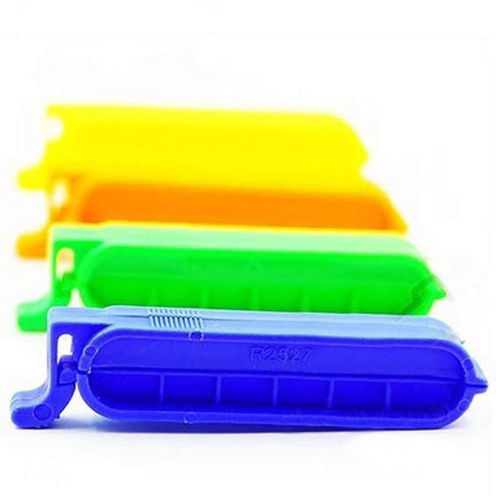 Blue Dialysis Bag Clamp - Dialysis Tubing Closure,60mm(2.36inch),Pack of 12