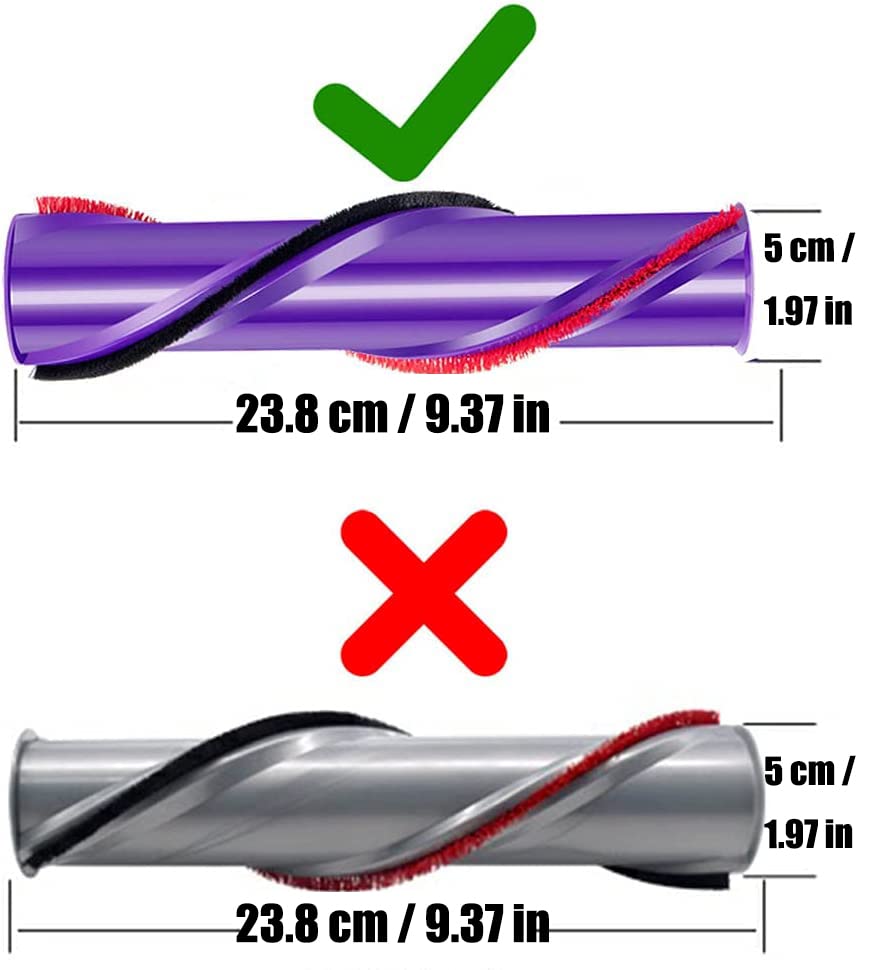 Odashen Brushbar Roller Brush Replacement for Dyson V8 