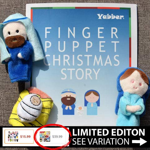 Finger Puppet Set | The Original Storytime Learning Aid | 16 Pack | Puppets for Teachers | Parents | Students &amp; Children - Storytelling Reading Prop