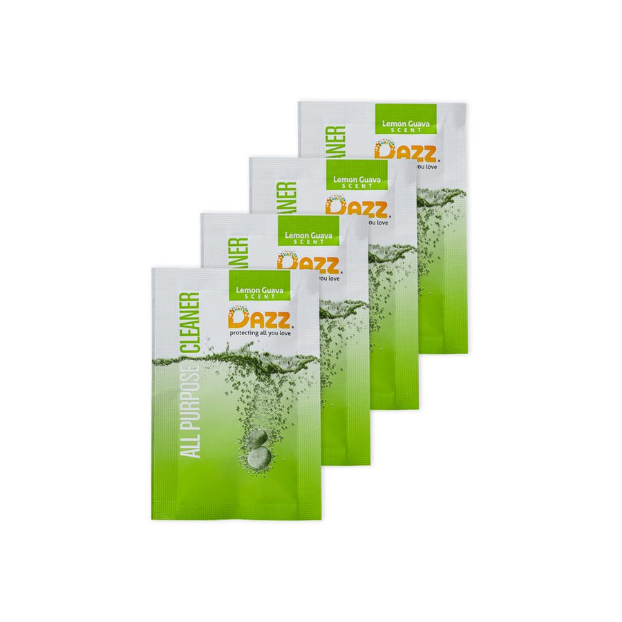 DAZZ Cleaning Tablets - All Purpose Cleaner - 4 pack re
