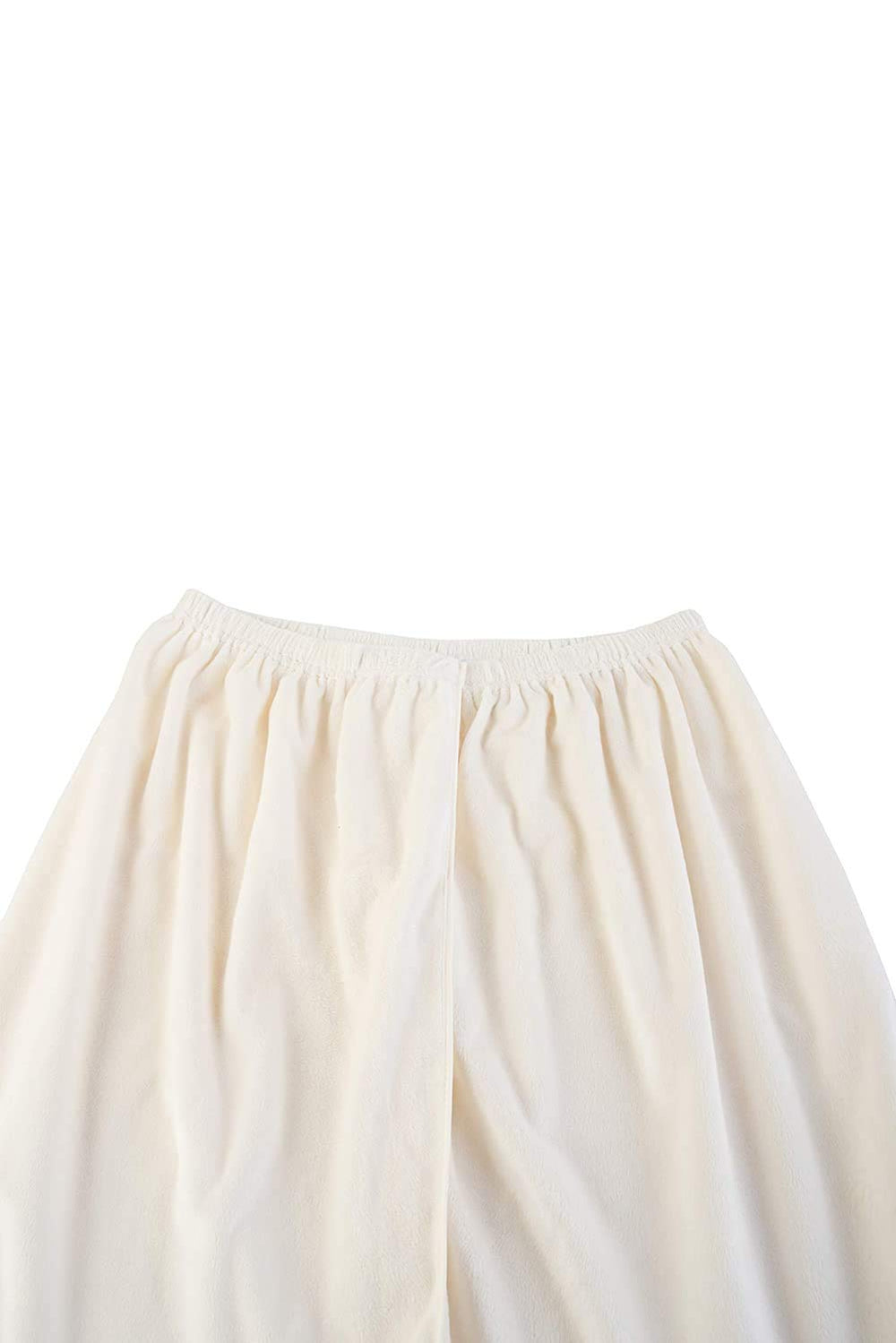 Cloud 9 Women's Plush Microfiber Knee Length Spa Wrap, Simple Body Wrap, Microfiber, Elasticized Top with touch-and-close fasteners, Machine Washable, 32 inch length, Soothing Sand