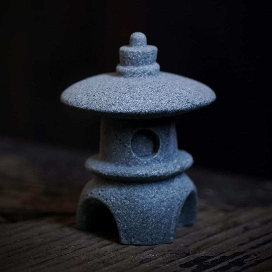 Miniature Fairy Garden Decoration Set,3 Japanese Lantern,10 Stepping Stone Mini Fairy Decor for Garden &amp; Patio Micro Landscape Yard Bonsai Decoration