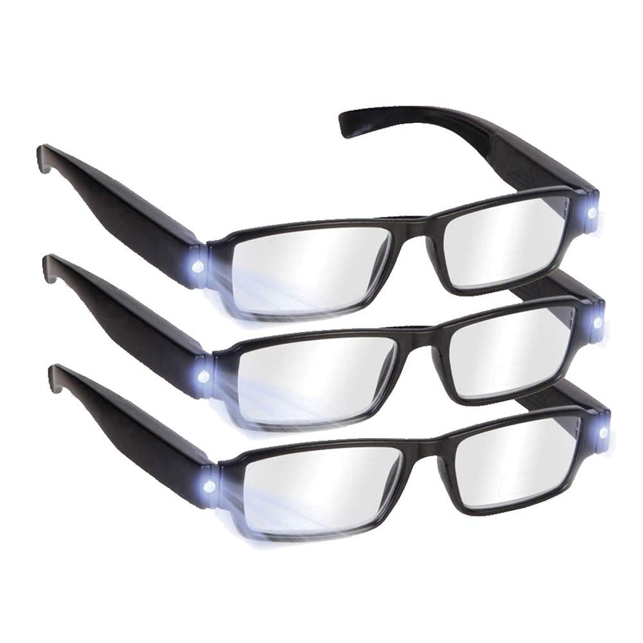 DuanMei Reading Glasses with Light Bright LED Readers w