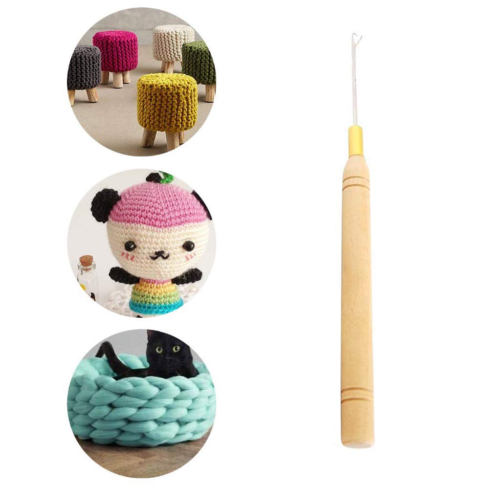 Latch Hook Crochet Needle for Dreadlock Extensions Pulling Microneedle for Tinsel Hair Extension,Embroidery needles,Feather and Dreads Installation