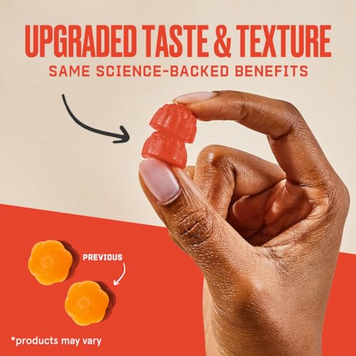 Sugar-Free Orange Strawberry Vitamins A+D+K Gummies, 60 Count, Keto Supplement for Heart, Bone and Immune Support, New and Improved Formula and Texture, Packaging May Vary