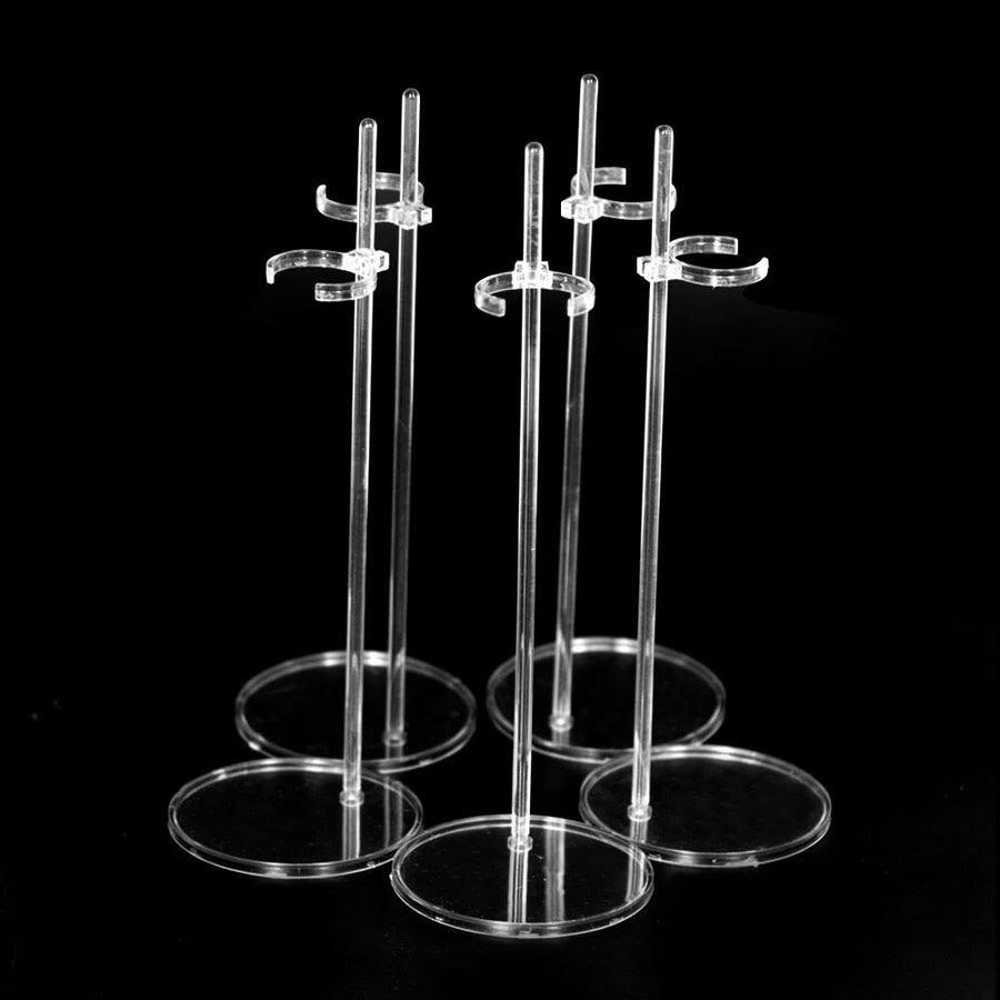 5 Pcs Doll Stands Kids Toys Accessories for 11.8 Inch Dolls Display Holder Suitable for 11''-13'' Dolls Transparent Stent Stand for Dolls