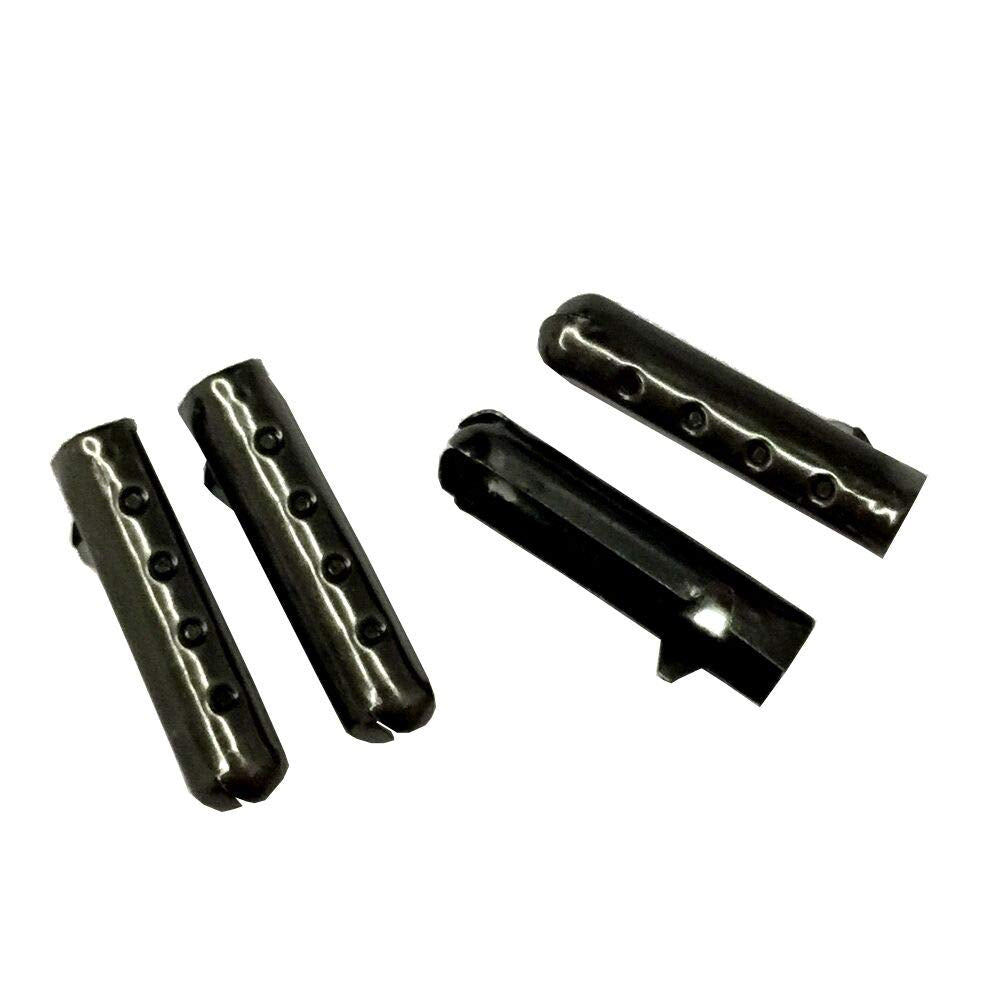12/24/36/48 PCS Metal Aglets DIY Shoelaces Repair Shoe Lace Tips Replacement End (48PCS, Mixed(12PCS Each))
