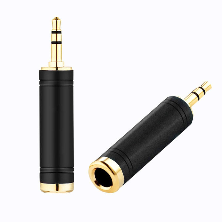 tisino 1/4 to 3.5mm Stereo Adapter, 1/4 inch Female to 