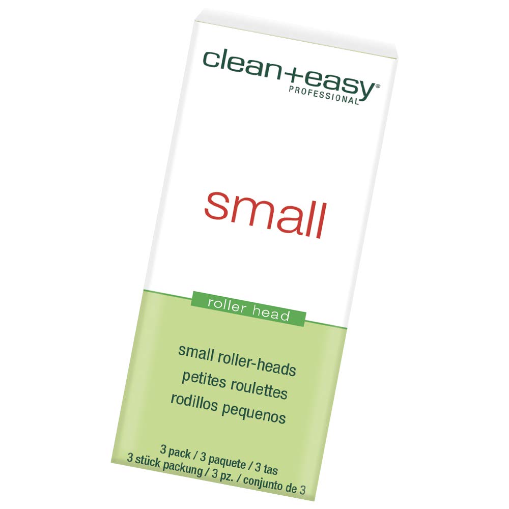 Clean Plus Easy Small Face Roller Head, 3 Count