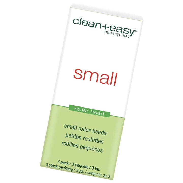Clean Plus Easy Small Face Roller Head, 3 Count