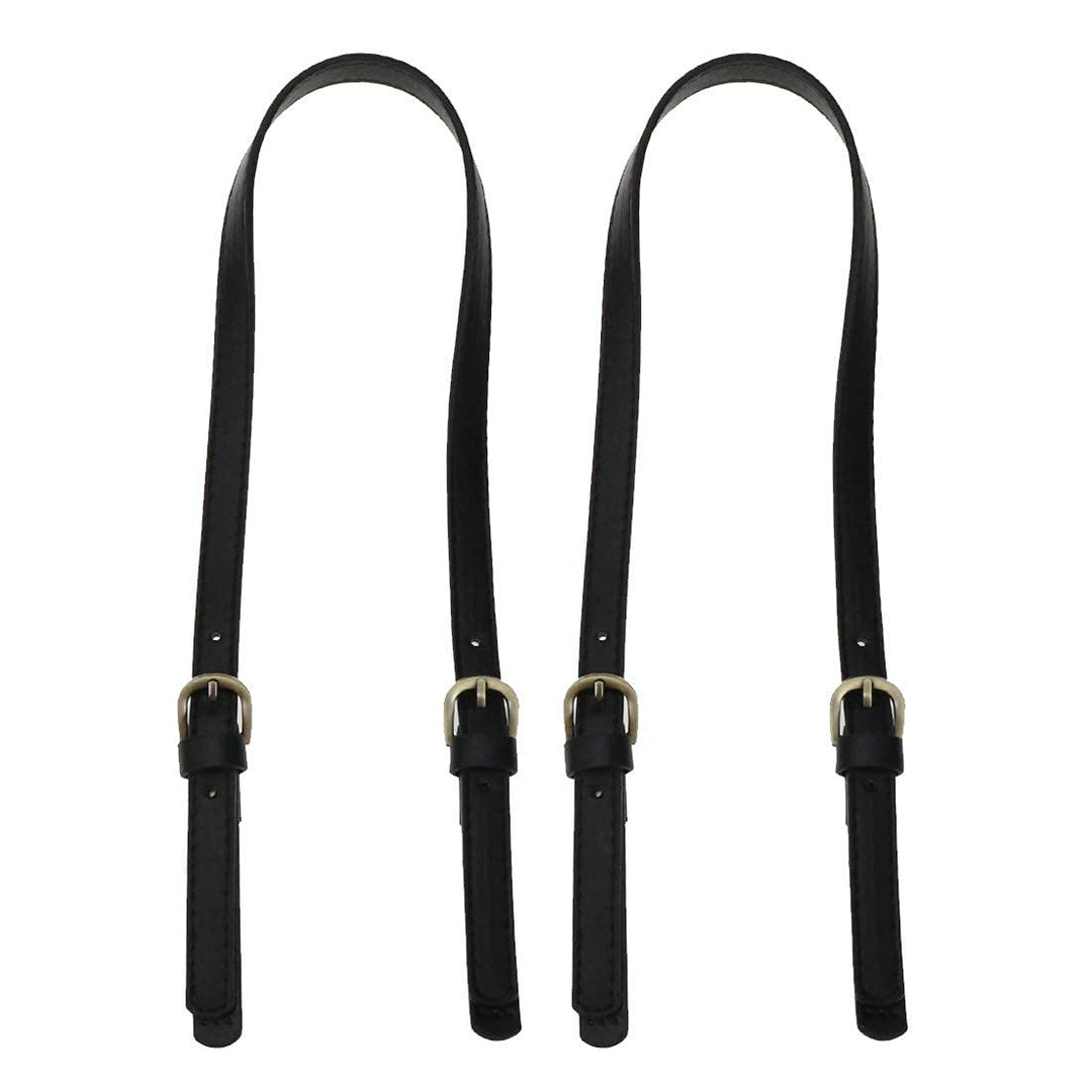 PU Leather Purse Handles 2 Pcs 65cm to 71cm Adjustable Leather Shoulder Strap Black Leather Purse Strap,Leather Shoulder Strap Purse Straps Replacement for Crossbody
