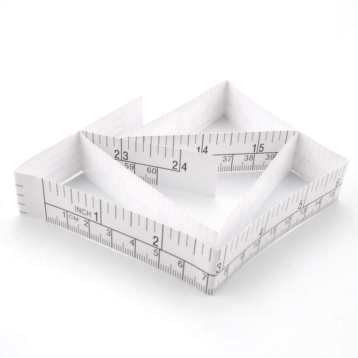 Edtape 24Inch/60CM Paper Tape Measure, Disposable Wound Measuring Rulers,Educare Measuring Tape, Wound Measurement Tools, Medical Measurement Ruler(Pack of 100)
