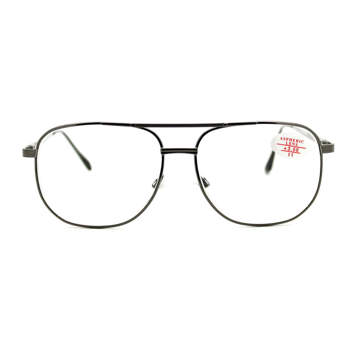 Clear Lens Glasses Bifocal Reading Lens Vintage Square 