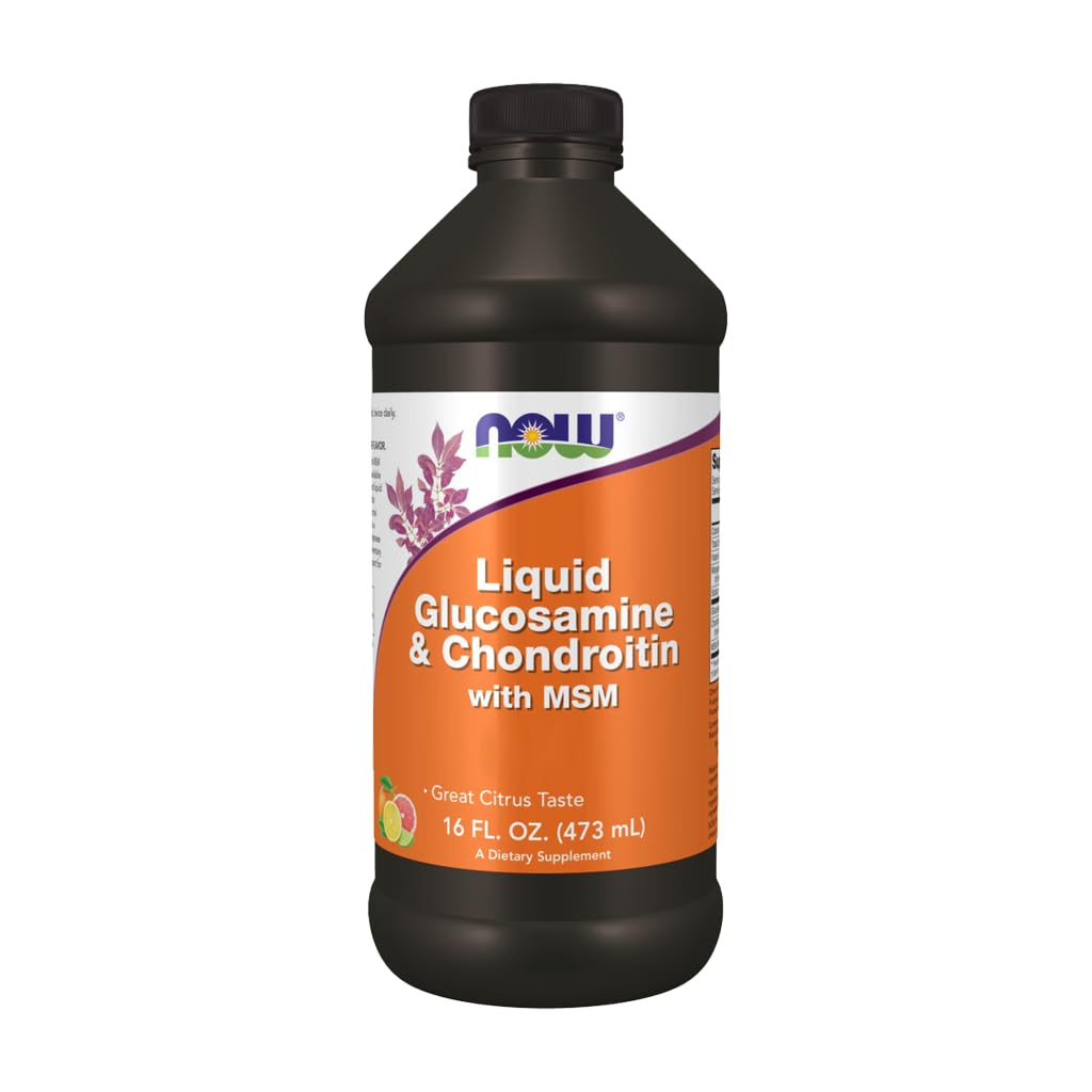 NOW FOODS Liquid Glucosamine &amp; Chondroitin MSM, 16 FZ