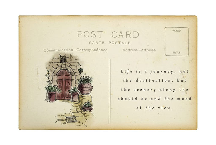 4 Styles Garden Doors Clear Stamps for Card Making Deco