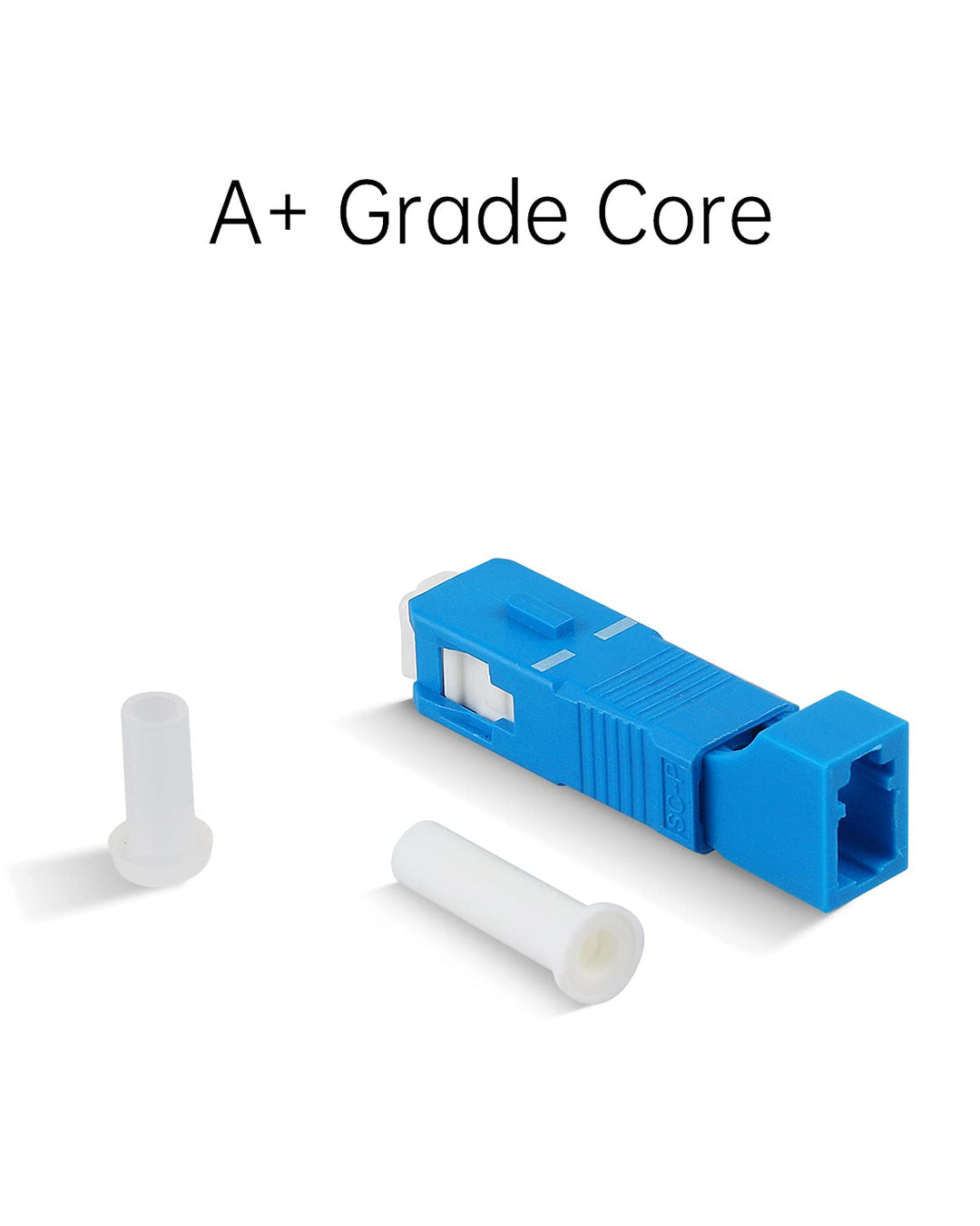10 Pcs SC to LC Adapter,SingleMode 9/125um SC Male to LC Female Hybrid Optical Fiber Adapter Connector,Optical Equipment Tool for Visual Fault Locator,Optical Power Meter,Digital Communication