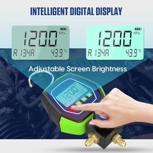 Digital HVAC Gauges,R410A R134A Digital Vacuum Pressure