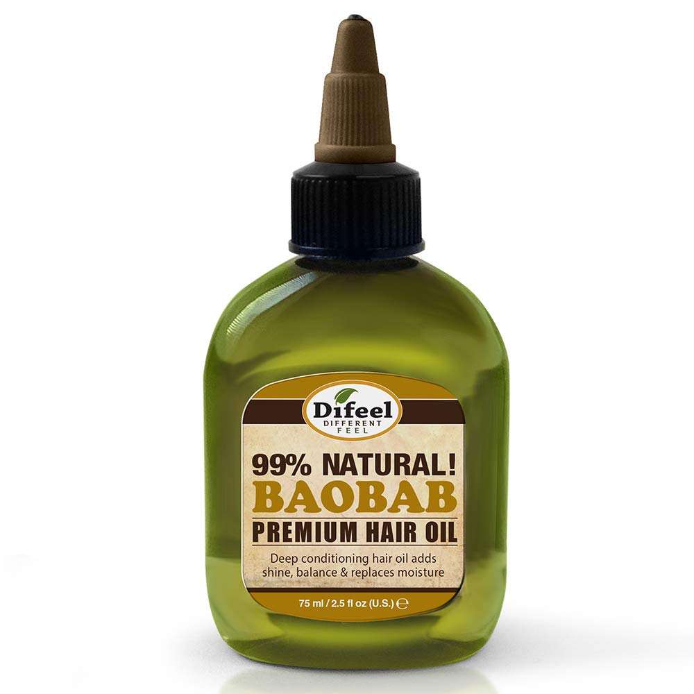 Premium Natural Hair Care Oil, Baobab 2.5 Oz, 2.5 Ounces
