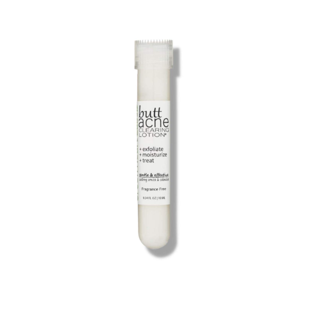 Butt Acne Clearing Lotion for back, buttocks, thighs - Clears away acne breakouts and reveals new brighter skin
