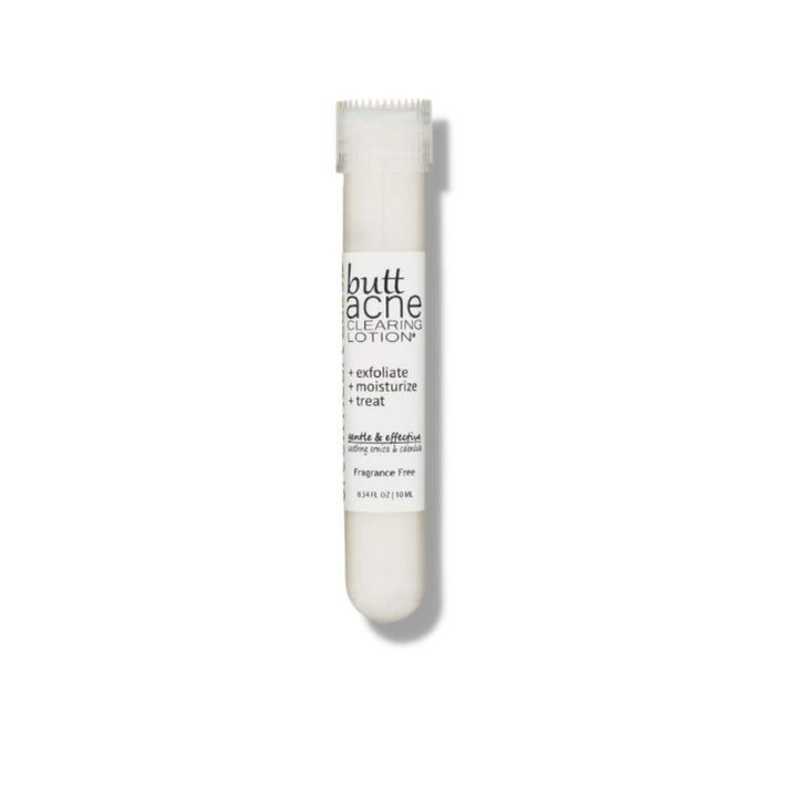 Butt Acne Clearing Lotion for back, buttocks, thighs - Clears away acne breakouts and reveals new brighter skin