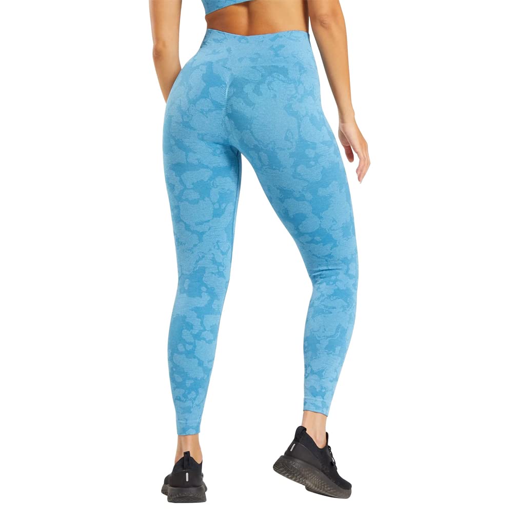 Women&#39;s Scrunch Butt Lifting Workout Leggings for Women Seamless High Waisted Gym Yoga Pants (W426-Blue-M)