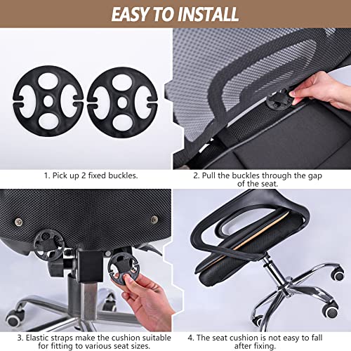 MYFAMIREA Car Seat Cushion Pad 1.2 Thick Comfort Seat P
