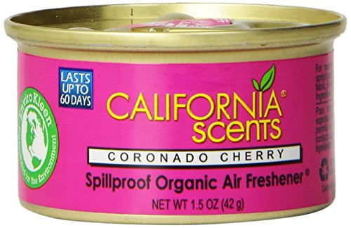 Spillproof Organic Air Freshener, Coronado Cherry, 1.5 Ounce Canister (Pack of 4)