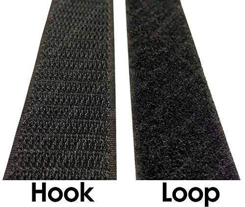 1 Self Adhesive Hook &amp; Loop Tape Adhesive Backed Fabric Fastener | Used for Arts/Crafts &amp; Home and Office - 15 Feet