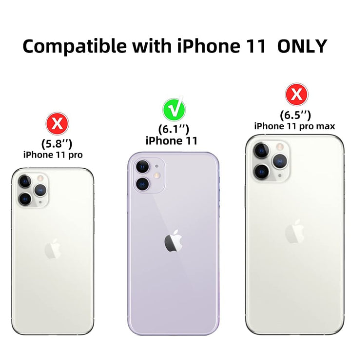 Designed for iPhone 11 Case for Women Soft TPU with 4 Corners Shockproof Protection 11 Phone Case Only, Full Camera Protection iPhone 11 Case (6.1 Inch) White