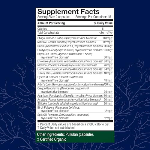 Host Defense MyCommunity Capsules - 17 Species Blend Mu