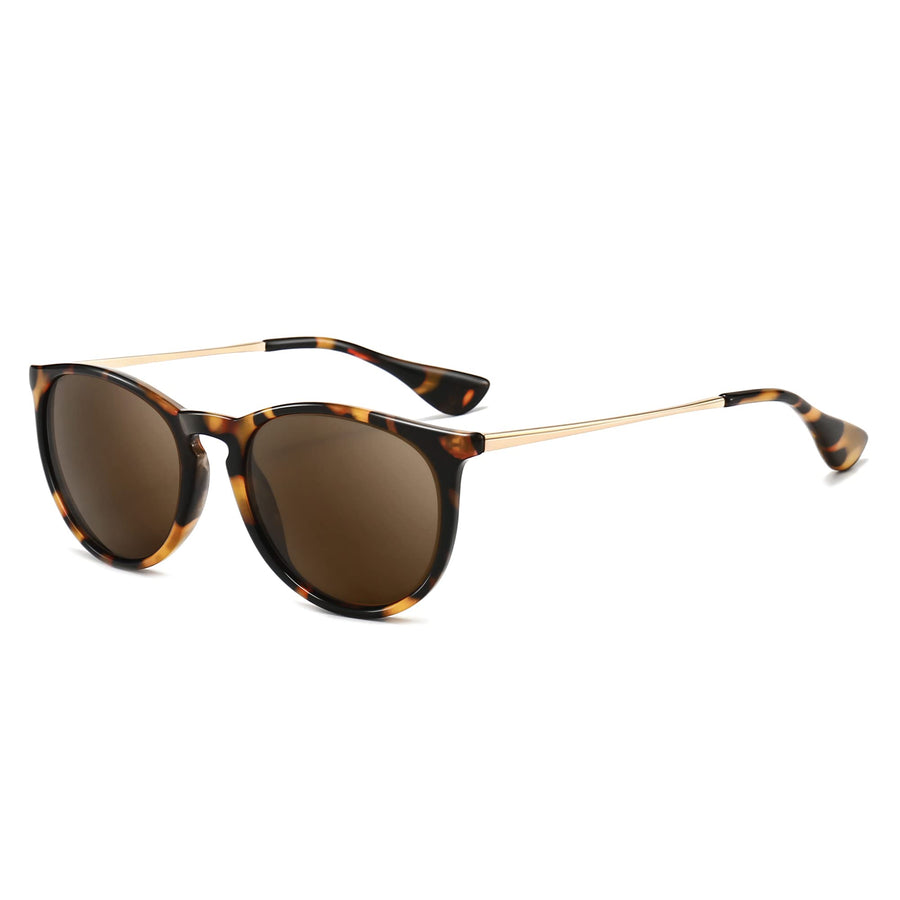 SUNGAIT Vintage Round Sunglasses for Women Men Classic 