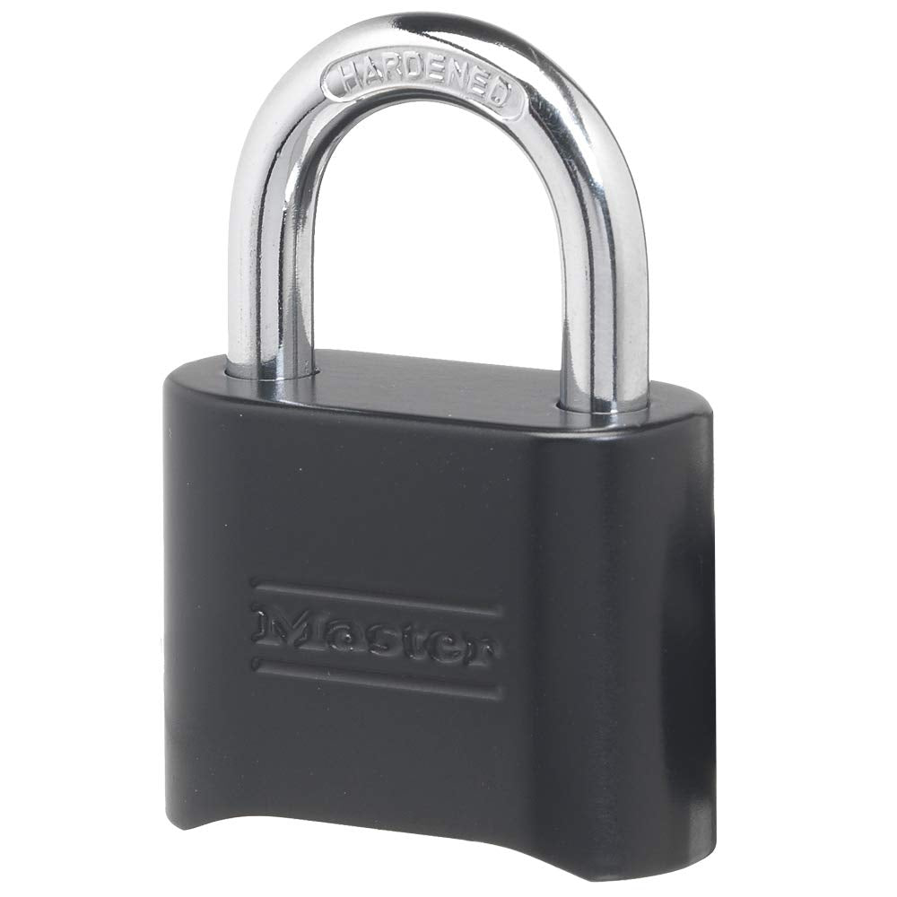 178D Set Your Own Combination Lock, 1 Pack, Black