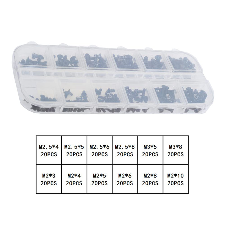 QTEATAK 240Pcs Laptop Notebook Computer Replacement Scr