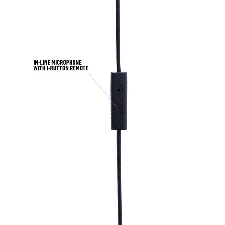 House of Little Bird: Wired Earphones with Microphone, Noise Isolating Design, and Sustainable Materials, Black