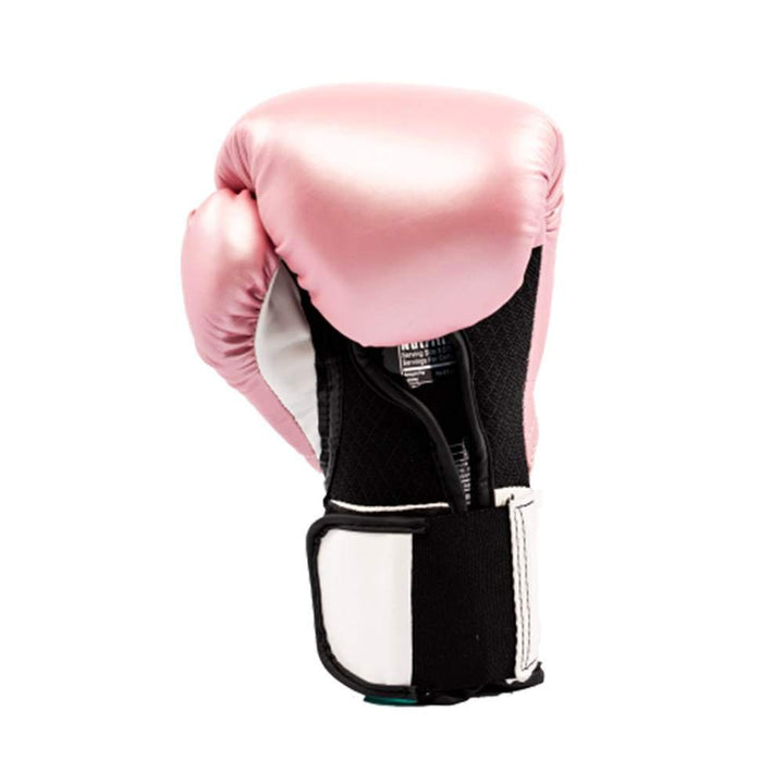 Pro Style Elite Exercise Workout Training Boxing Gloves for Sparring, Heavy Bag and Mitt Work, Size 8 Ounces, Pink/White