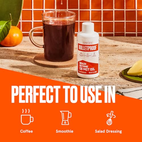 Bulletproof Brain Octane C8 MCT Oil Travel Size, 3 Ounc