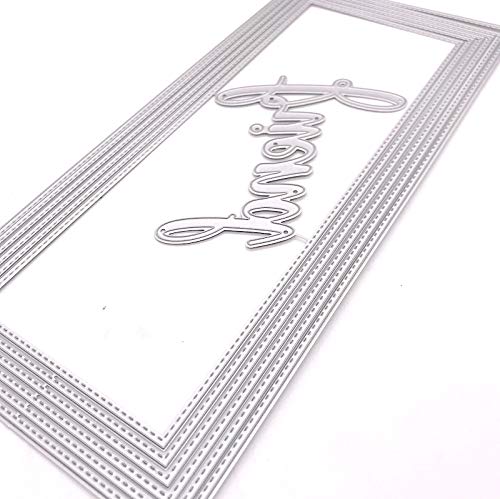 KSCRAFT Basic Stitched Nesting Slimline Die Metal Cutti