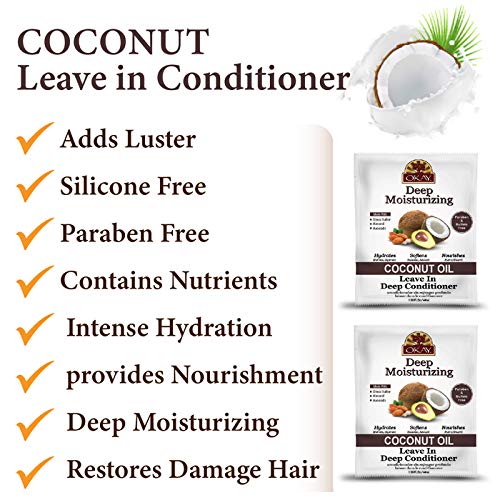 Coconut Oil Deep Moisturizing Leave in Conditioner, 1.5 Ounce