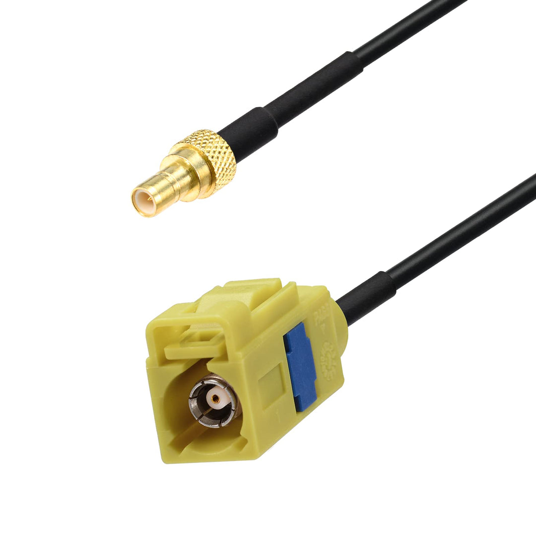 Eightwood XM Radio Cord Fakra Curry K Female to SMB Mal