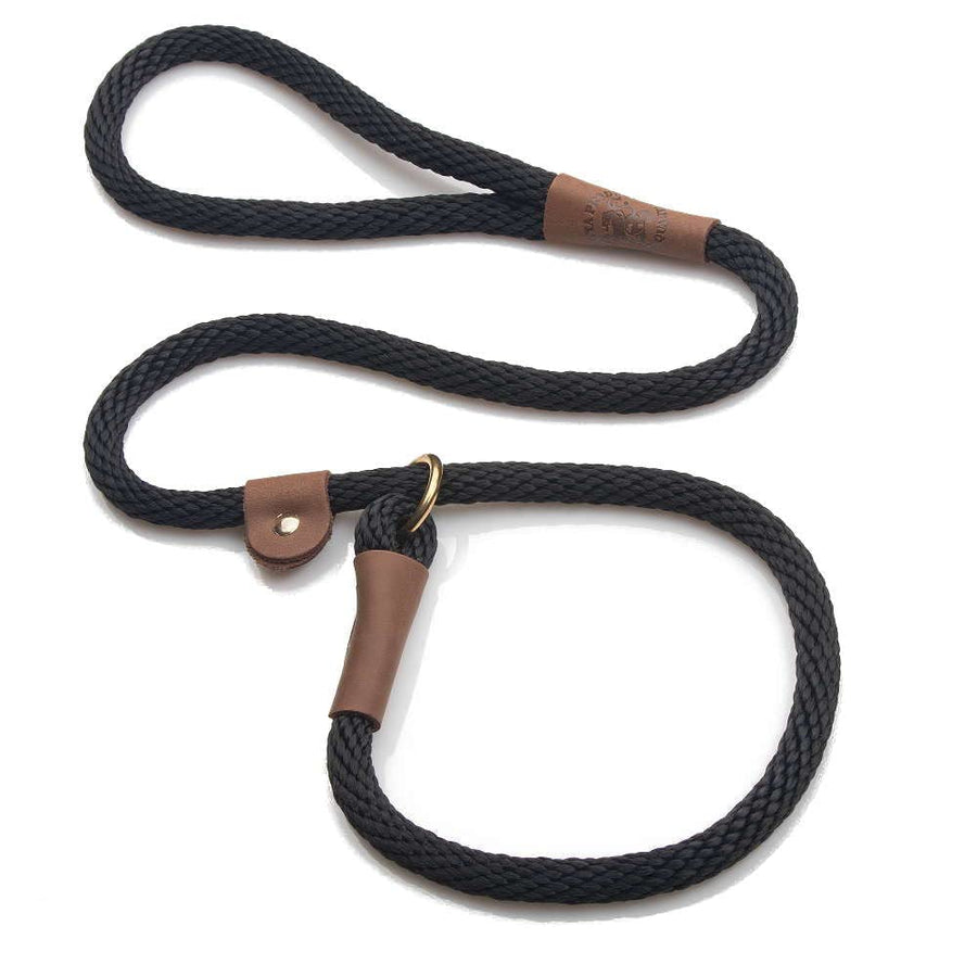 Pet Slip Lead, 1/2 X 6', Black, Dogs, Model:02803