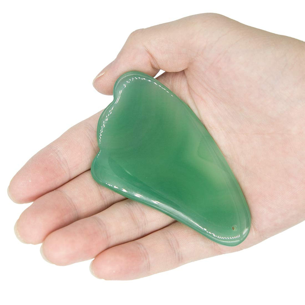 Natural Jade Gua Sha Scraping Massage Tool IASTM Guasha