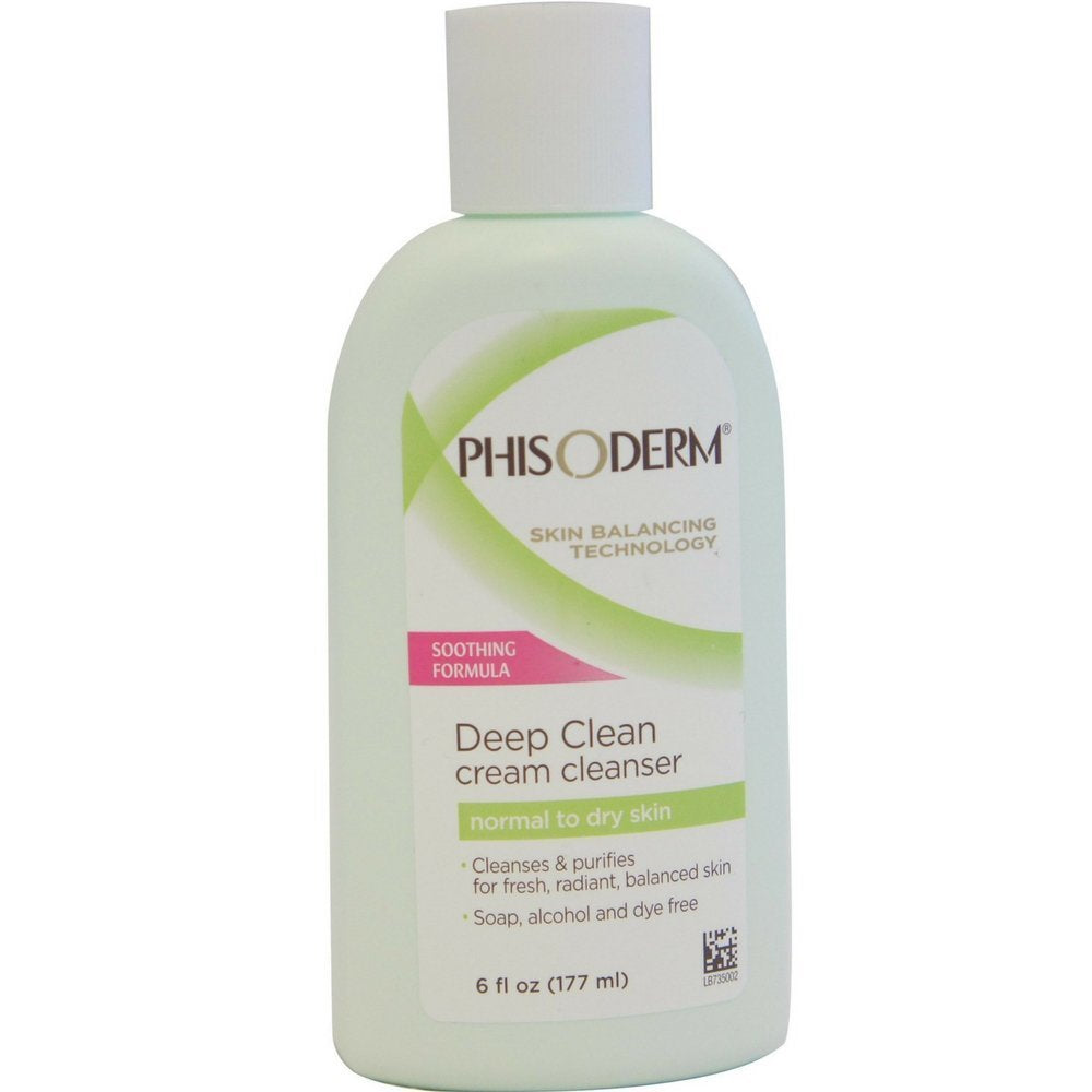 pHisoderm Deep Cleansing Cream Cleanser Normal to Dry Skin -- 6 fl oz