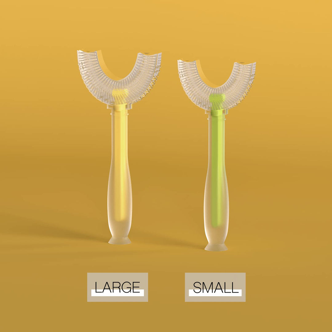 U Shaped Kids Toothbrush 4 Pack, U-Type Whole Mouth Too