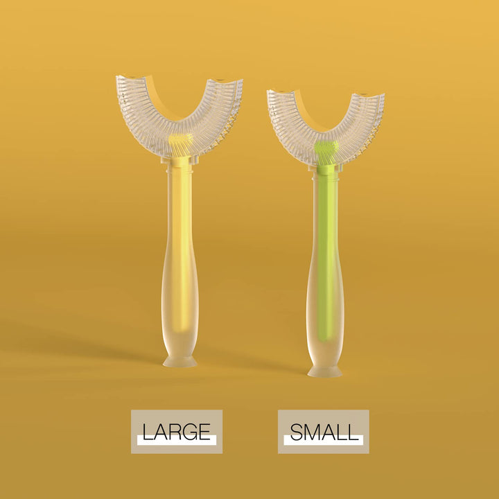 U Shaped Kids Toothbrush 4 Pack, U-Type Whole Mouth Too