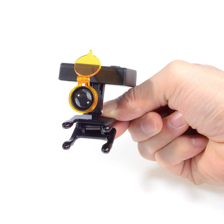 Head 3W for Glasses with Optical Clip-on Type + Storage