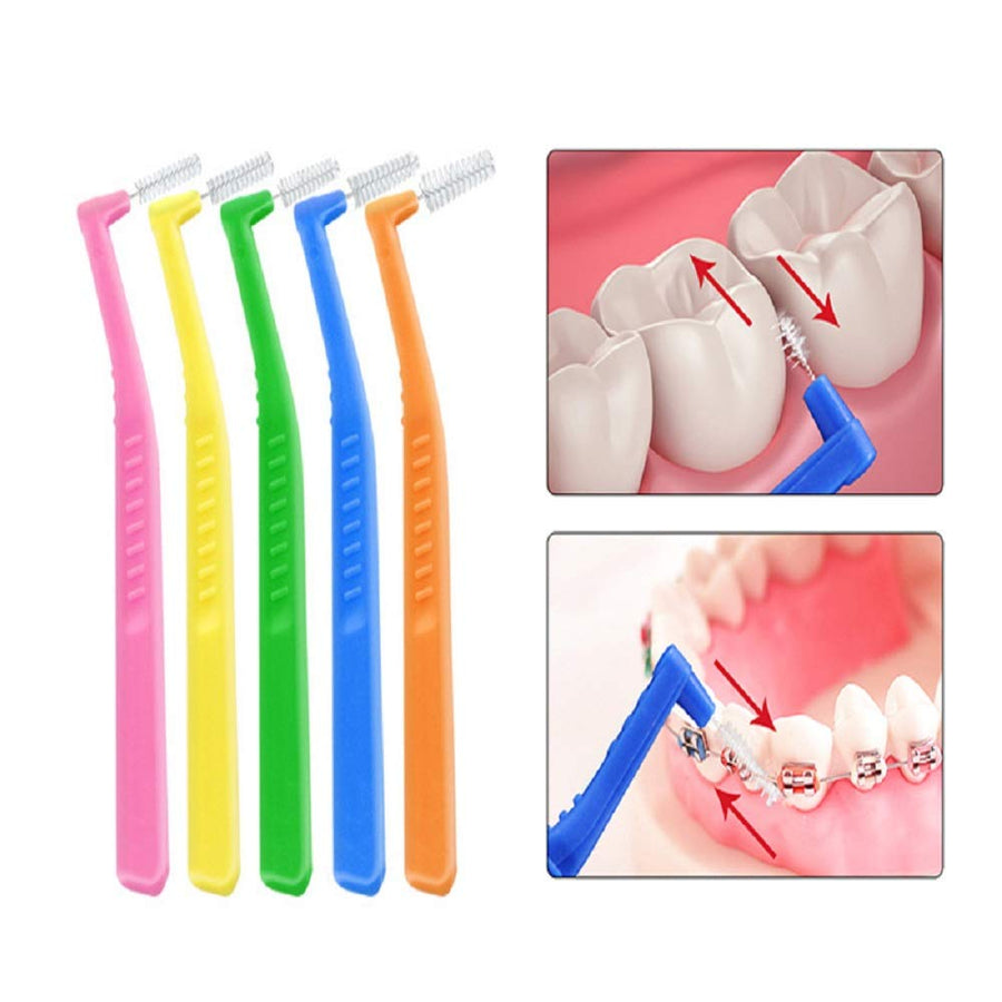 Chironal 20PCS/Set 0.6mm-1.5mm L Shape Brushing Your Te
