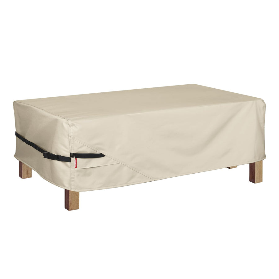 Patio Coffee Table Cover - Waterproof Outdoor Furniture Rectangular Small Table Covers 46 x 26 inch, Black