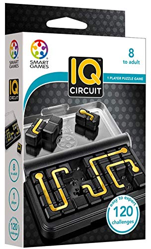 SmartGames IQ Circuit Portable Travel Game with 120 Cha