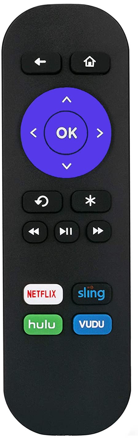 Remote Control Replaced for Roku 1 2 3 4 HD LT XS XD Ro