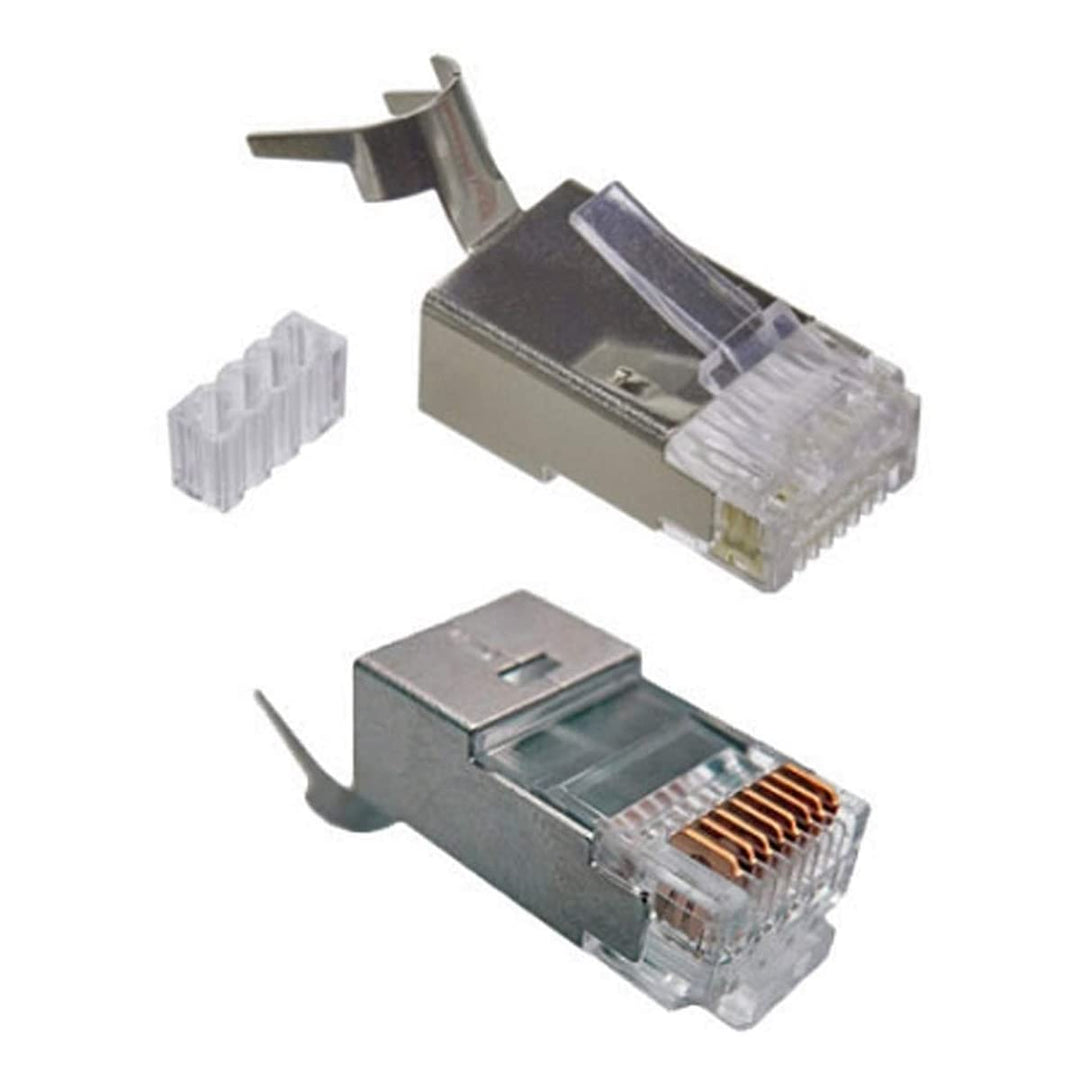 CAT6A STP RJ45 Shielded Modular Plug - 25 Pieces
